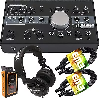 Mackie Big Knob 3x2 Studio Monitor Controller + 1x Headphone + 2x XLR + Magnet • $249.99