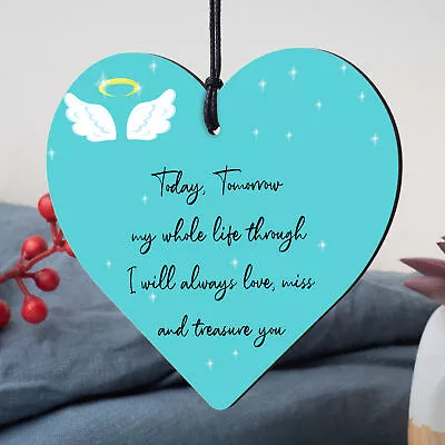 Handmade Special Memorial Plaque For Mum Dad Nan Grandad Hanging Memory Plaque • £3.99