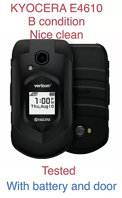 Kyocera E4610 Dura XV Verizon LTE 16gb Rugged PTT Flip Phone Grade B With Camera • $120