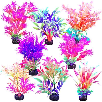 Marina IGlo Plant Pink Multi-Colour Aquarium Fluorescent Decoration Fish Tank • £4.99