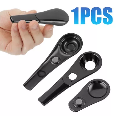 Portable Magnetic Metal Spoon Smoking Pipe Black With Gift Box - FREE SHIP CN • $8.07