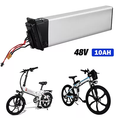 48V Lithium Battery 48V 10Ah Folding Ebike Battery Electric Bike Battery Pack • $199.49