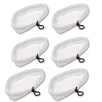 6pcs Home Clean Steam Mop Reusable Replacement Microfiber Cleaning Pads Washa... • $27.47