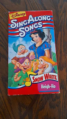 Disneys Sing Along Songs  Snow White: Heigh-Ho (VHS 1994) Walt Disney Home Video • $19.99