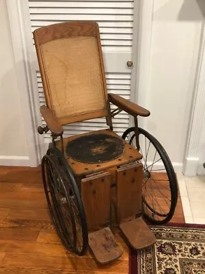 The Gendron Wheel Company 1872-1920 Museum Quality Antique Medical Wheelchair • $1955