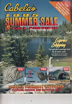 VINTAGE CABELA'S 1995  SPORTING GOODS CATALOG Hunting Fishing - 150 Pages ! • $47.50