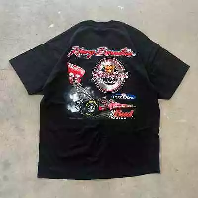 Vintage Y2K Budweiser Racing Nascar NHRA Power Drag Racing Series T-Shirt • $24.99