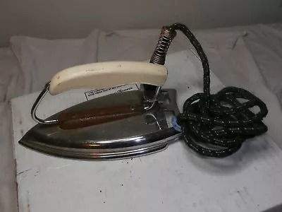 Vintage Samson Fold Away Travel Iron TESTED WORKING! • $5.27