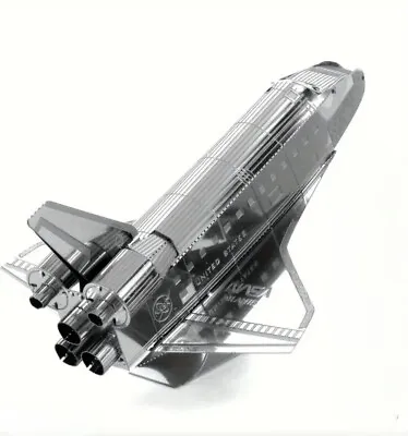 Space Shuttle Plane Model 3D Metal Puzzle Model Kits DIY Laser Cut  • £5.99