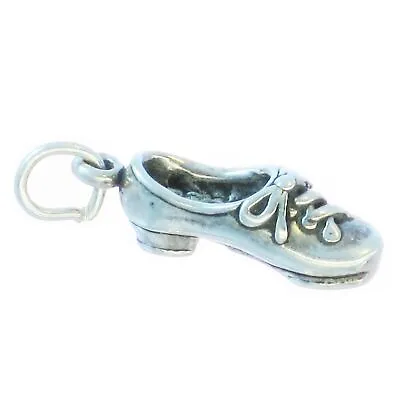 Tap Shoe With Taps Sterling Silver Charm .925 X 1 Dance Charms • £14.25