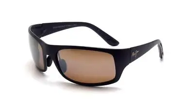 Maui Jim Haleakala Polarized Sunglasses Matte Black/Bronze 419-2M Wrap Display • $79