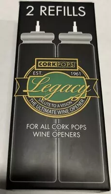 Cork Pops Refill Cartridges 2-Pack New Free Shipping. • $9.99