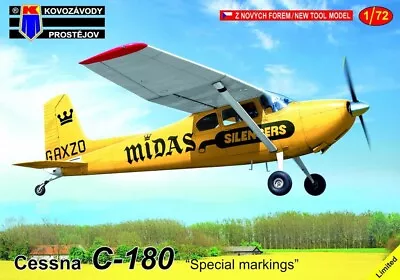 New! Kovozávody Prostejov KP0270 Cessna 180 Skywagon 1:72 Plastic Model Kit • $59.12