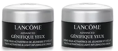 2 X Lancôme Advanced Genifique Yeux Youth Activating Eye Cream (2 X 5ml = 10ML). • £17.99