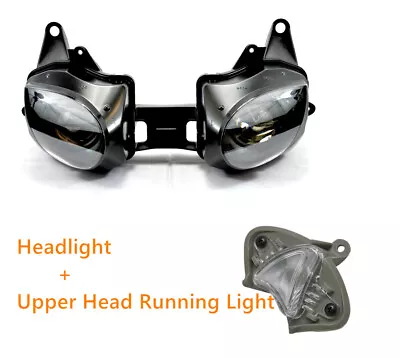 Headlight + Upper Head Front Running Light For Kawasaki 2007 2008 ZX6R ZX600 ZX6 • $119.99