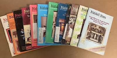 Nutshell News Magazine - For The Dedicated Miniatures Enthusiast  12 Issues 1980 • $21.25