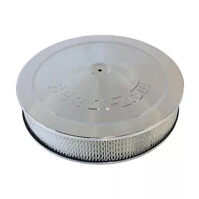 Aeroflow AF2856-1280 14  X 3  Air Cleaner Assy 5-1/8  Dropbase Chrome Paper • $61.57