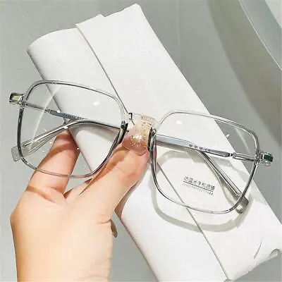 £4.95 • Buy Frame Transparent Glasses Anti Radiation Anti-Blue Light Glasses Women Glasses