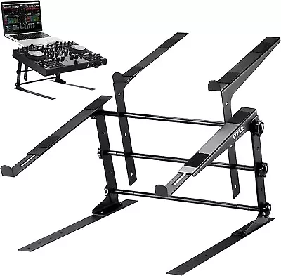 Pyle PLPTS38 Universal Dual Device Laptop Stand Sound Equipment DJ-Au • $90.11