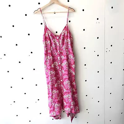 8 - A.L.C. NEW Pink Floral Print  Button Front Marisa Dress 0920LC • $72