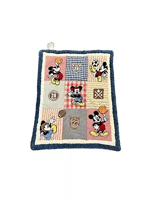 Disney Mickey Mouse Sports Baby Comforter Blanket • $40