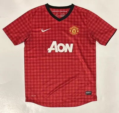 Size Youth XL - Boys Nike 12/13 Manchester United Stadium Version Jersey • $25