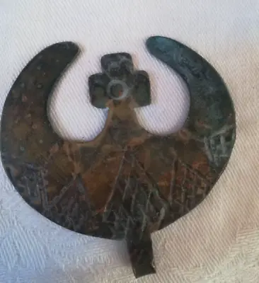 A Genuine Medieval Viking Brass Amulet Of Rare Antiquity With Decorative • $33.60