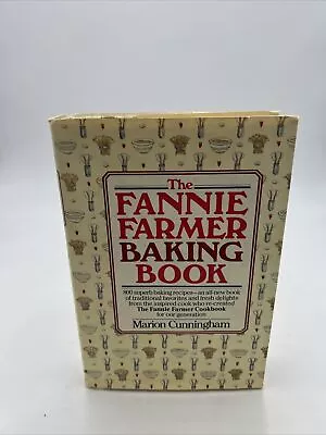 Fannie Farmer Baking Book First Edition Marion Cunningham 1984 Hardcover Vtg • $12.74