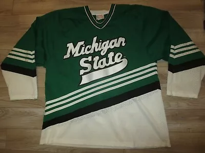 Michigan State Spartans Hockey Team Jersey XL Mens • $274.99