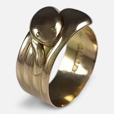 George V 18ct Gold Double Snake Ring - 1917 • $2115.88