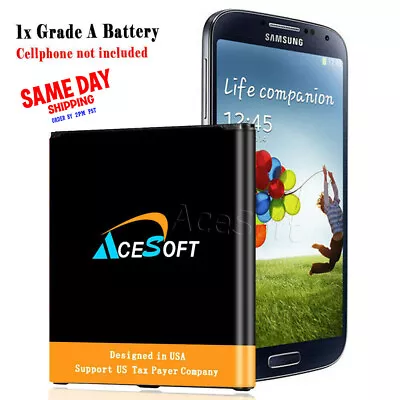 AceSoft 5600mAh Battery F Samsung Galaxy S4 I545 I337 L720 M919 R970 I9500 Phone • $18.86