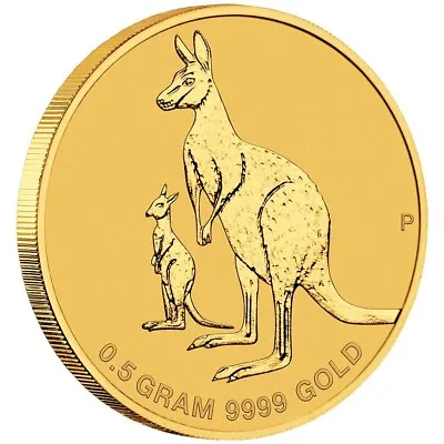 2020 Kangaroo Mini Roo Gold Coin - Australia - Blister Card - 0.5g ST • $111.88