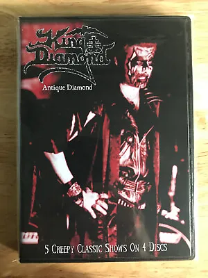 King Diamond - Antique Diamond Live Box Set 5 Classic Shows 4 DVD Mercyful Fate • $24