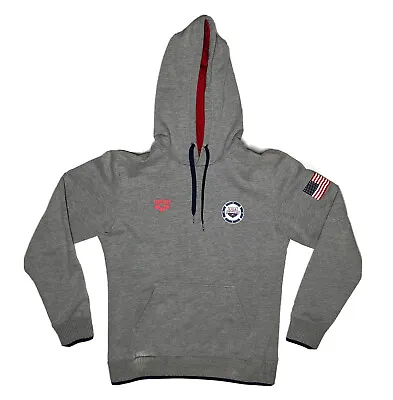 Team USA Swimming National Team Gray Hoodie Hooded Logo Sweatshirt Arena Small • $39.99