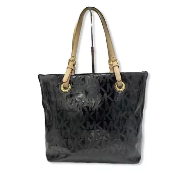 Michael Michael Kors Jet Set Monogram Patent Leather Tote • $93