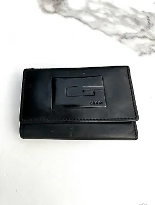 GUCCI Vintage 6 Hooks Key Case Holder Leather Black • $18