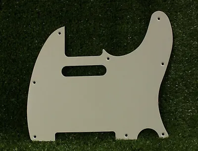 Telecaster Pickguard For Vintage 60s USA Fender Tele - White 1 Ply 1.6mm 8 Hole • $19.75