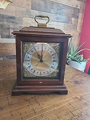 VTG Howard Miller Mantle Chime Clock 612-588 USA Brass 90s Library Office Living • $50