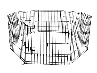 Pet Dog Pen Puppy Cat Rabbit Foldable Playpen Indoor/outdoor Enclosure Run Cage • £29.99