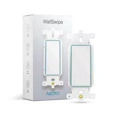 AEOTEC Nano WallSwipe. No Module Included. Works With Aeotec Z-wave Dimmer Etc • $29.99