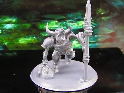 Undead Skeleton Minotaur D Mini Miniature Model Character Figure 28mm/32mm Scale • $10.99