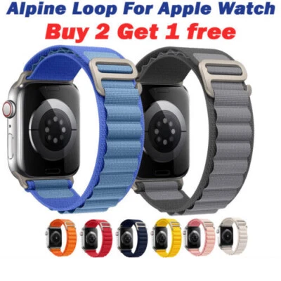 $10.44 • Buy Alpine Loop Band For Apple Watch Ultra 38 41 42 44 45 49mm Series 8 7 6 5 SE 4 3