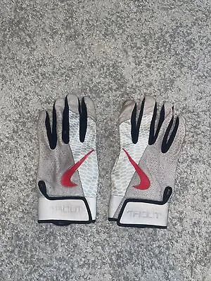 Nike Force Elite Mlb Anaheim Angels #27 Mike Trout Pro Issue Batting Gloves Gray • $195