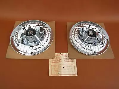 $229.99 • Buy Vintage 1960's NOS Pair Of Custom 1959 Dodge Lancer Style 13  Spinner Hubcaps