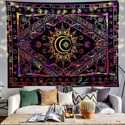 Large Viking Wall Hanging Tree Tapestry Throw Blanket Bedspread Bedroom Wall Art • $19.50