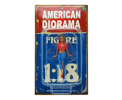 WENDY HANGING OUT AMERICAN DIORAMA 1:18 Scale FEMALE LADY 4  Figure • $8.99