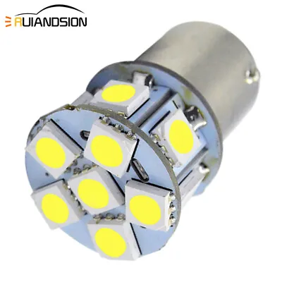 10x 1156 BA15S 5050 12 SMD LED White Turn Signal Side Tail Light Bulb Globe 24V  • $16.73