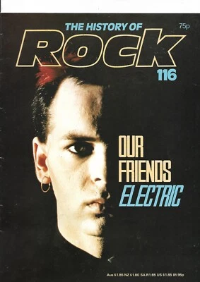 $34 • Buy History  Rock Mag -     Gary Numan Human League  Kraftwerk Omd Moog Synth Devo