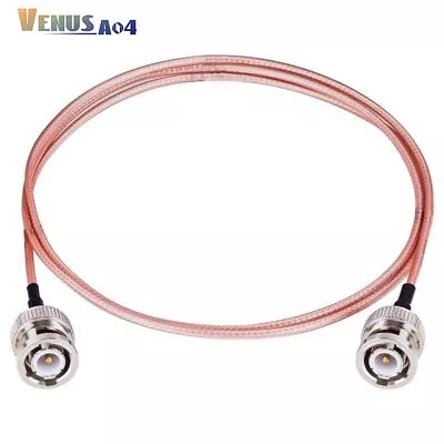 BNC Male To Male RG316 Coax Cable HD-SDI RF Coaxial Pigtail Jumper Cable 50 Ohm • £4.75