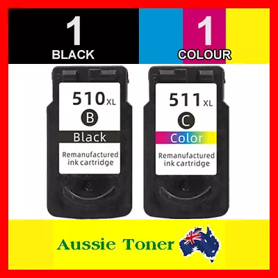 Generic PG-510 CL-511 Ink For Canon PIXMA IP2700 MP230 MP250 MP280 MX320 MX410 • $26.90